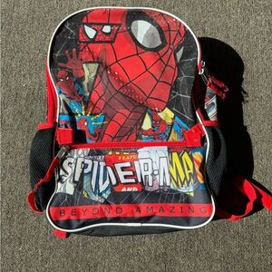 Spider-Man Backpack with Red Straps